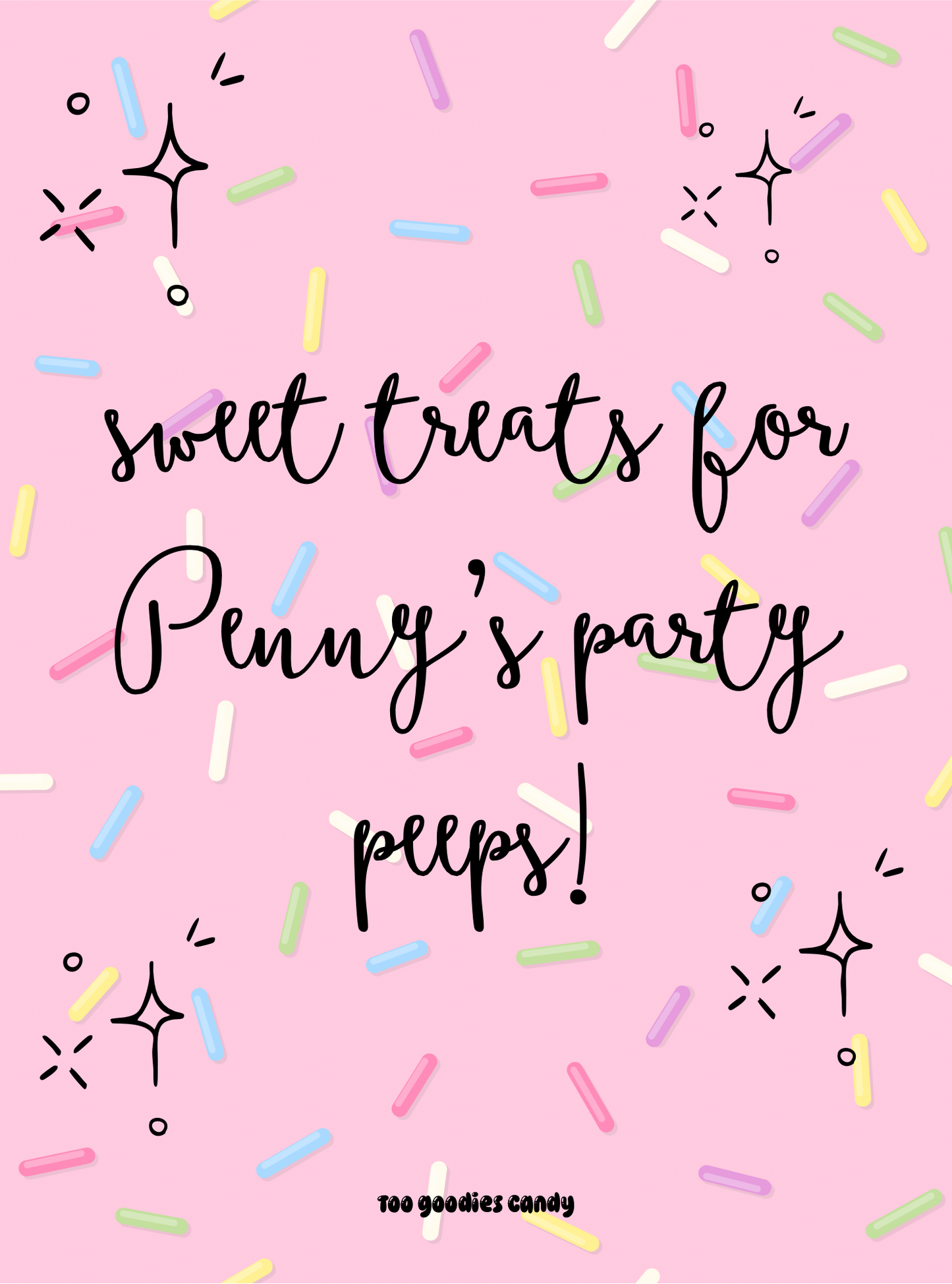 Custom Party Favor Goodie Bags