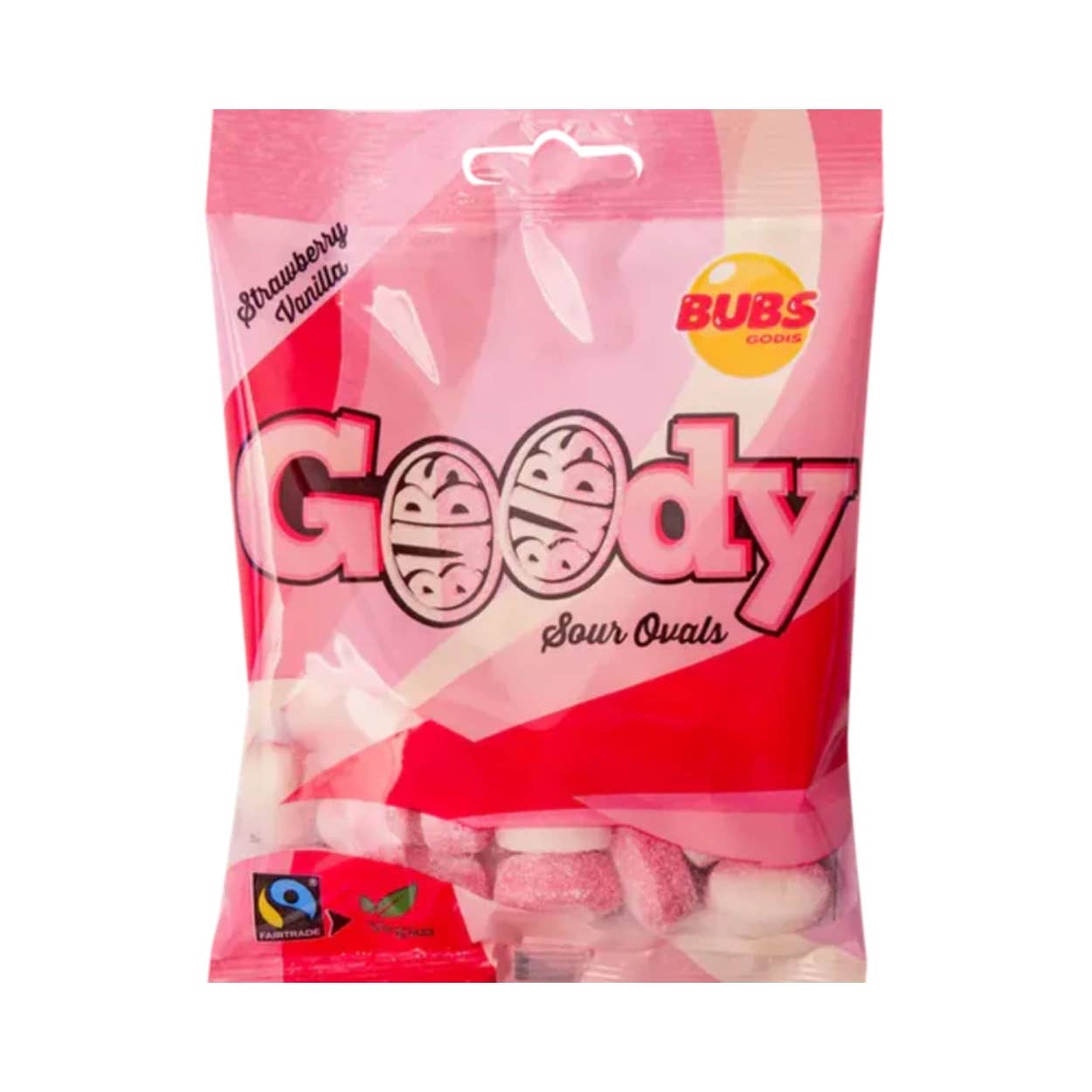 Bubs Goody Strawberry Vanilla Ovals 90g