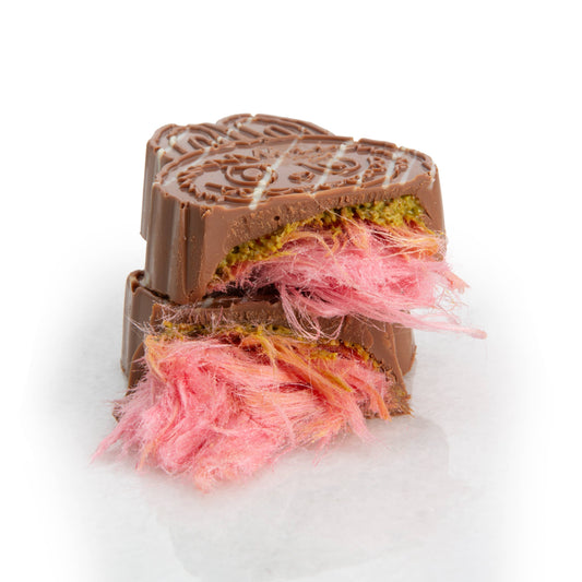 Labubu Angel Hair Dubai Chocolate Bar - Pink Cotton Candy