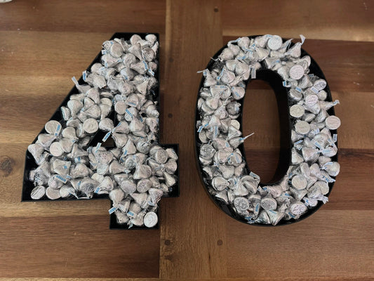 Acrylic Letter or Number Platter