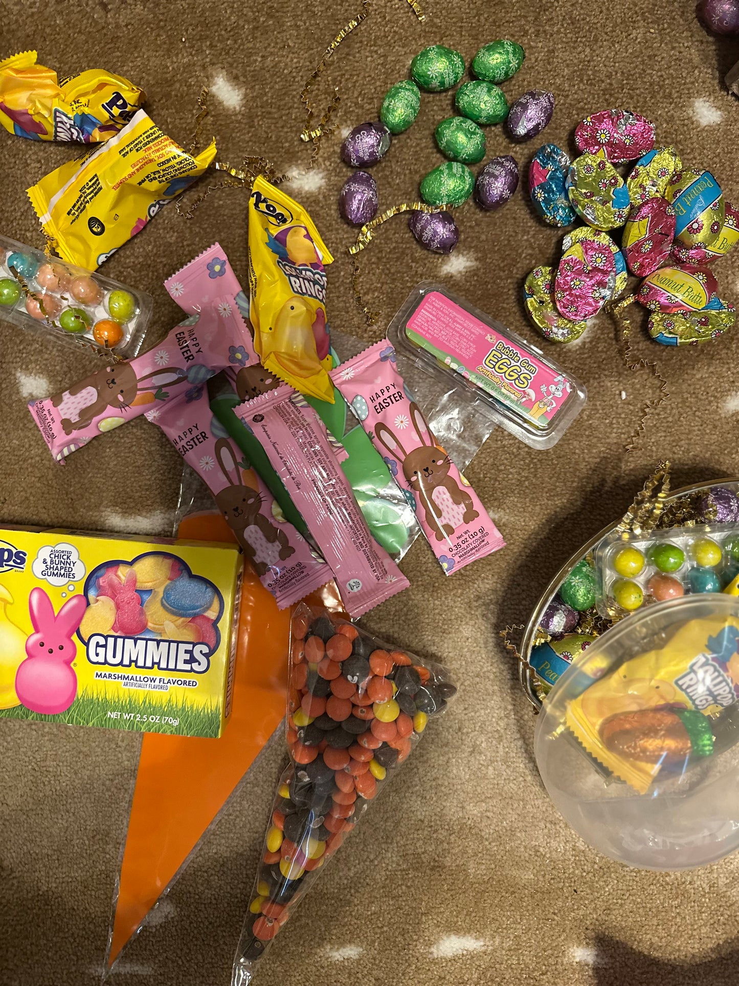 Golden Egg Goodie Basket