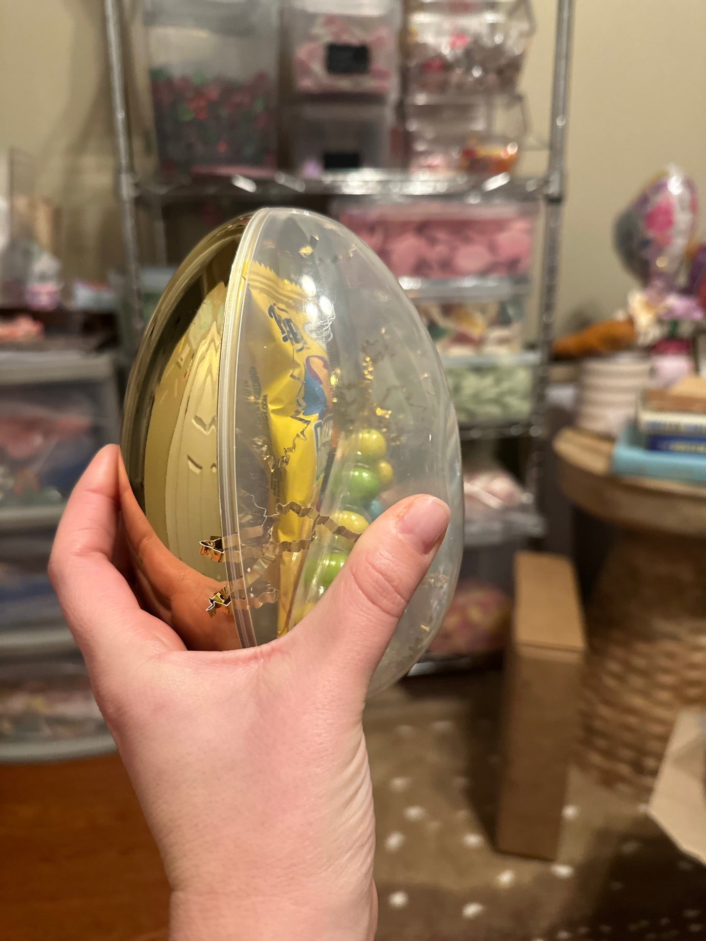 Golden Egg Goodie Basket