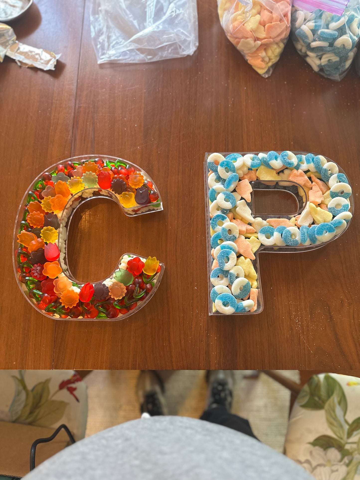 Acrylic Letter or Number Platter