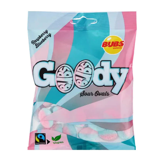Bubs Raspberry Blueberry Ovals 90g