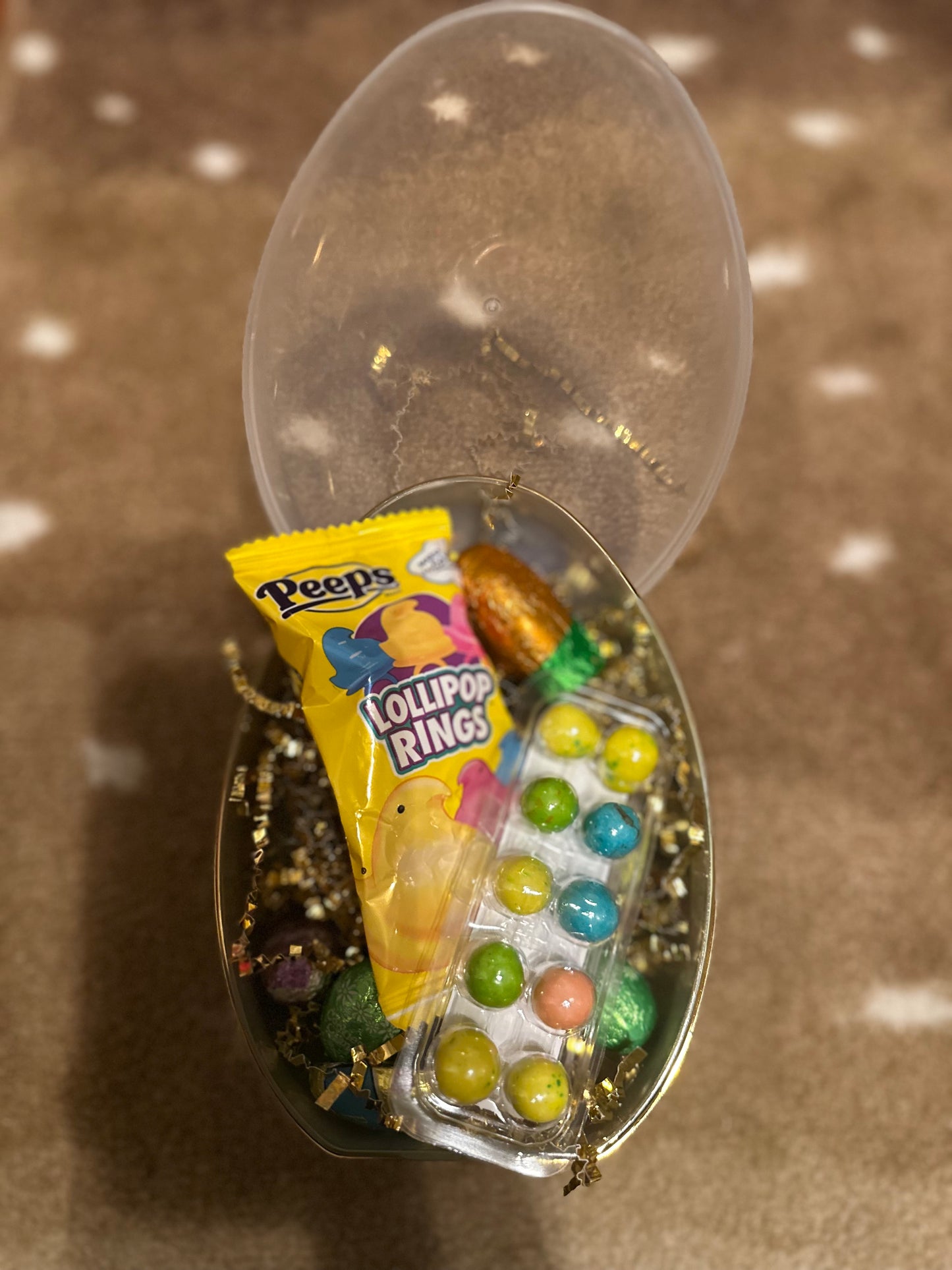Golden Egg Goodie Basket