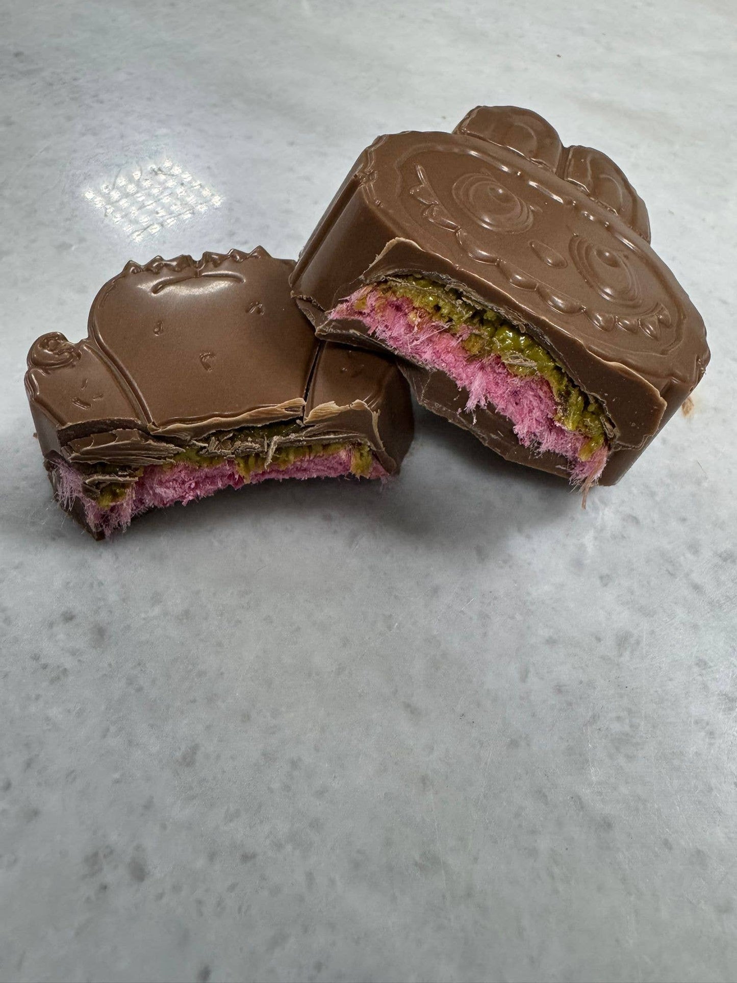 Labubu Angel Hair Dubai Chocolate Bar - Pink Cotton Candy